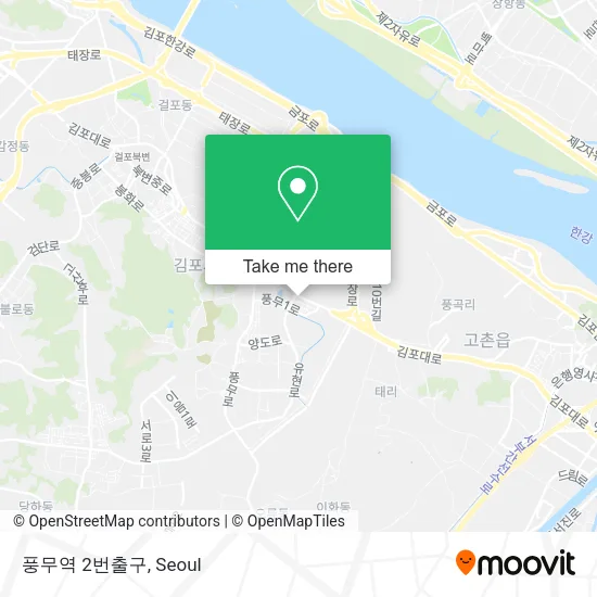 풍무역 2번출구 map