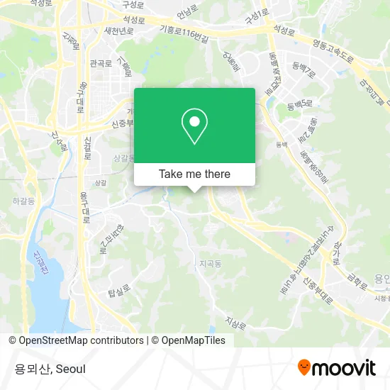 용뫼산 map