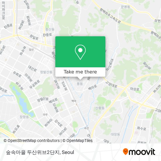 숲속마을 두산위브2단지 map