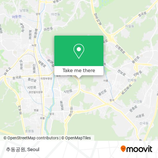 추동공원 map