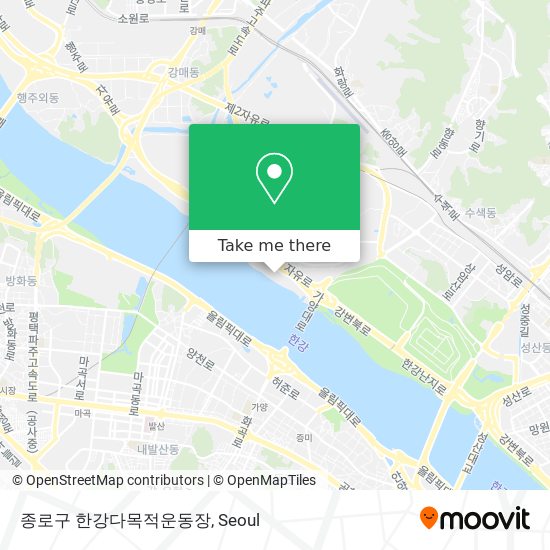 종로구 한강다목적운동장 map