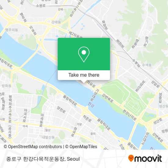 종로구 한강다목적운동장 map