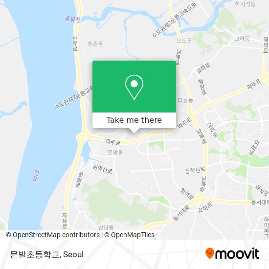 문발초등학교 map