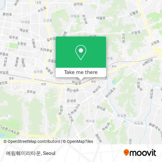 예림훼미리타운 map