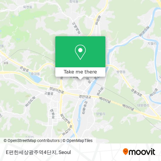 E편한세상광주역4단지 map