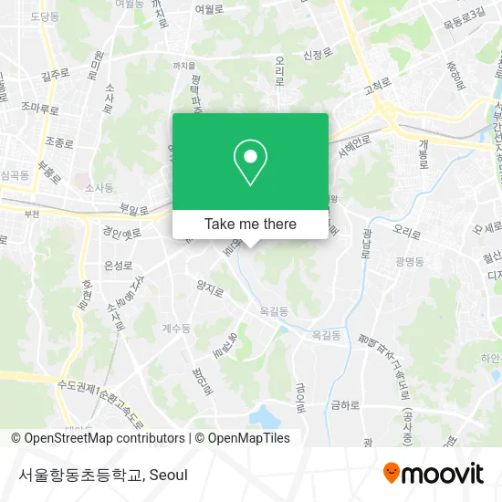 서울항동초등학교 map