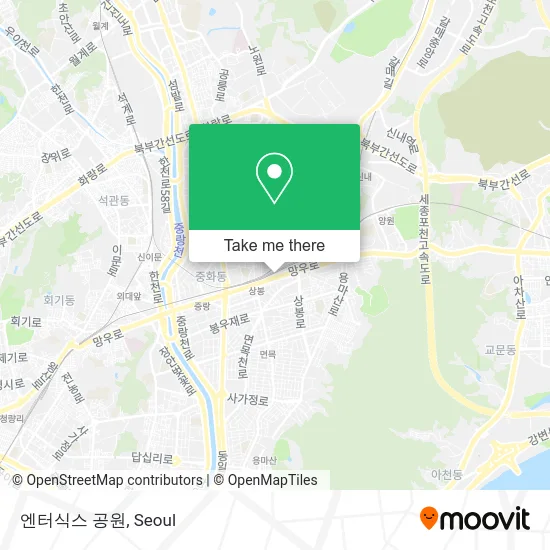 엔터식스 공원 map