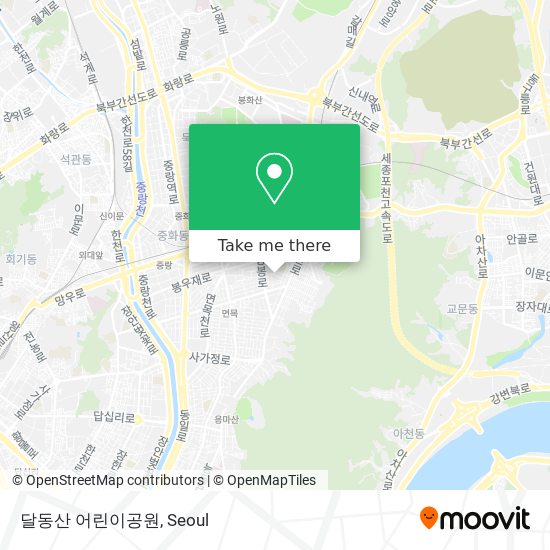 달동산 어린이공원 map