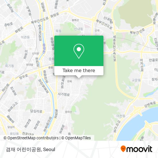 겸재 어린이공원 map