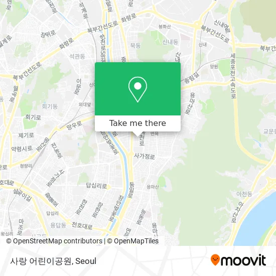 사랑 어린이공원 map