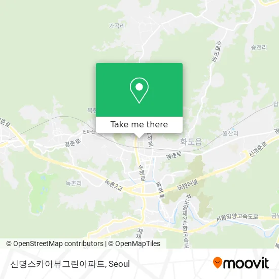 신명스카이뷰그린아파트 map