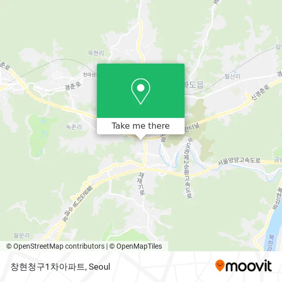 창현청구1차아파트 map