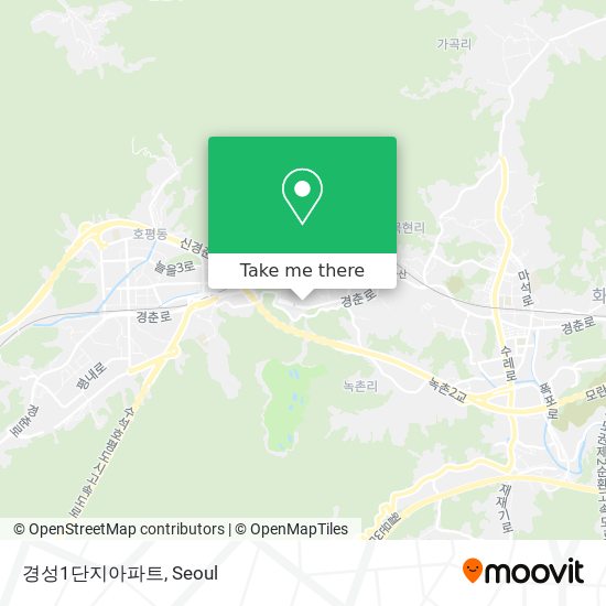 경성1단지아파트 map