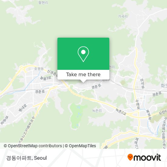 경동아파트 map