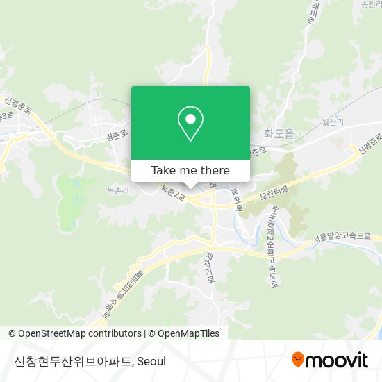 신창현두산위브아파트 map