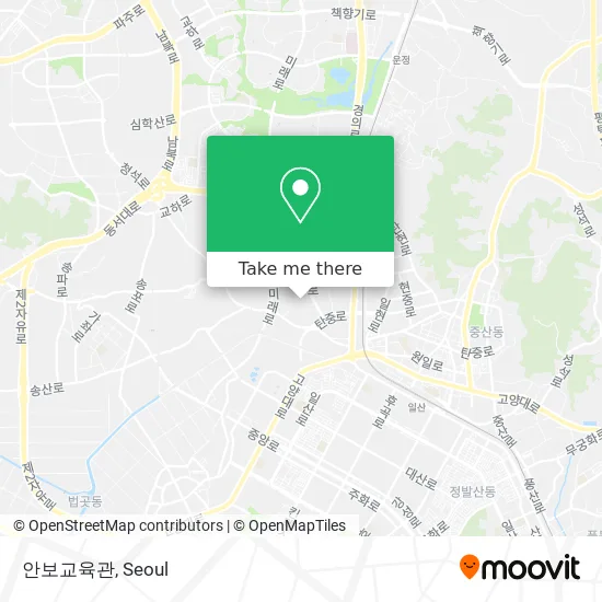 안보교육관 map