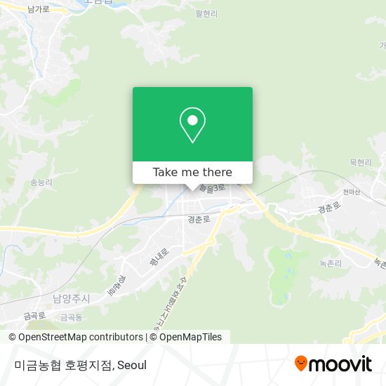 미금농협 호평지점 map
