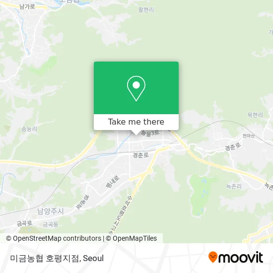 미금농협 호평지점 map