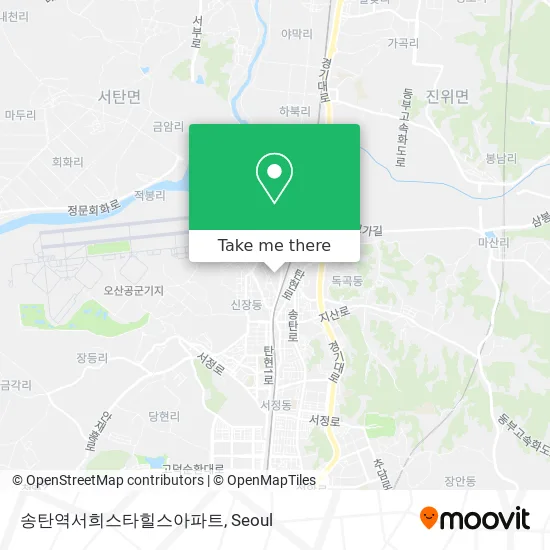 송탄역서희스타힐스아파트 map
