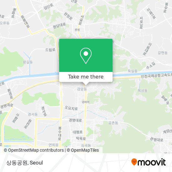 상동공원 map