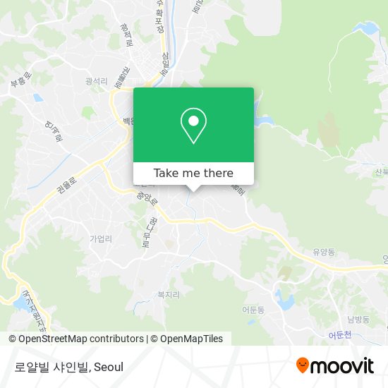 로얄빌 샤인빌 map