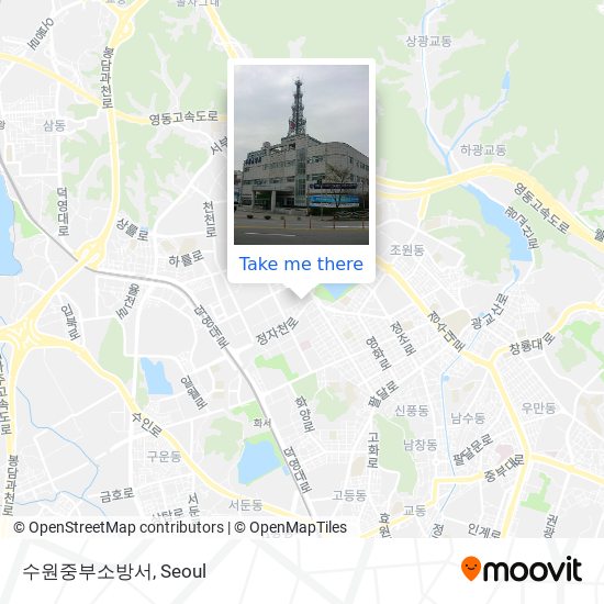 수원중부소방서 map