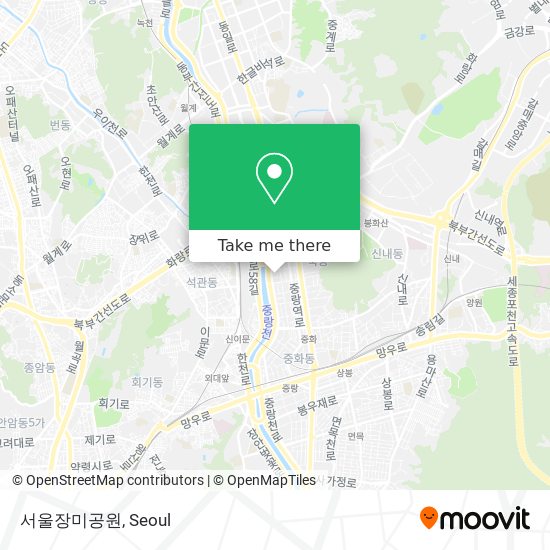 서울장미공원 map
