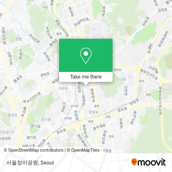 서울장미공원 map