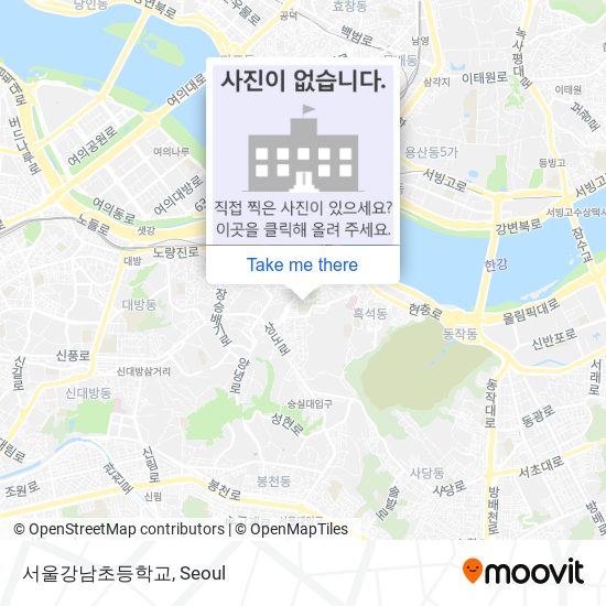 서울강남초등학교 map
