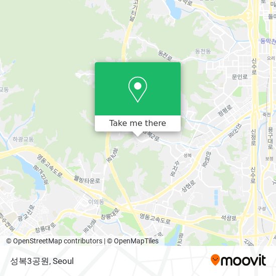성복3공원 map