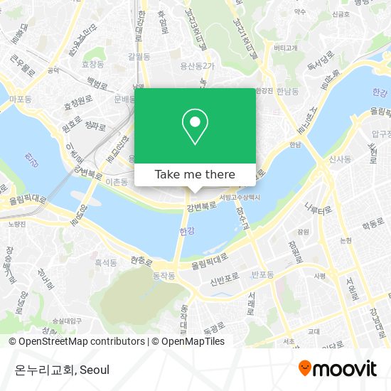 온누리교회 map