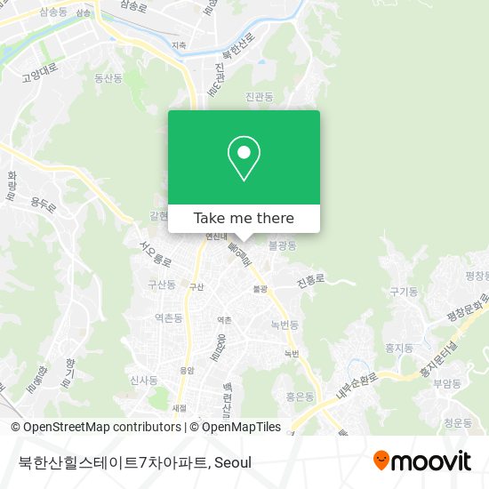 북한산힐스테이트7차아파트 map