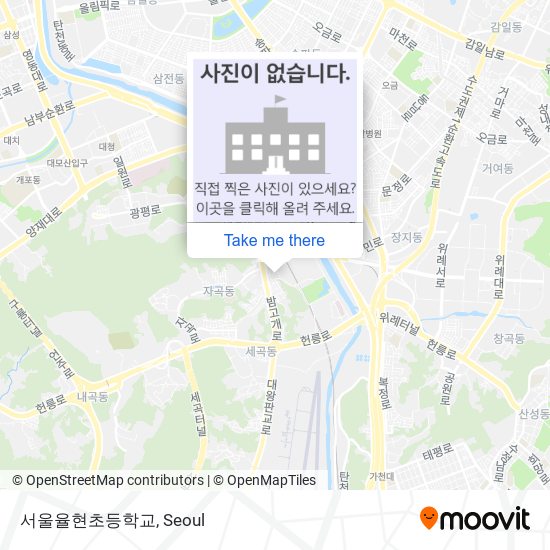 서울율현초등학교 map