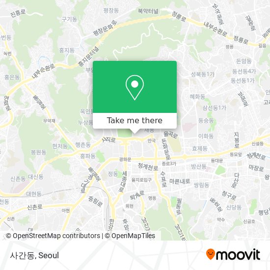 사간동 map