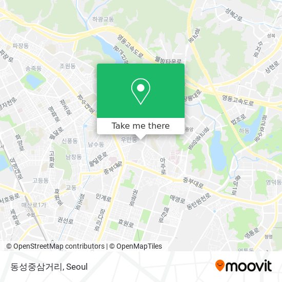 동성중삼거리 map