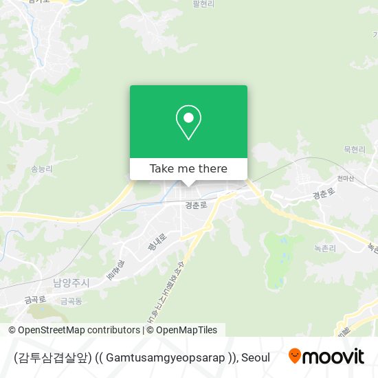 (감투삼겹살앞) (( Gamtusamgyeopsarap )) map