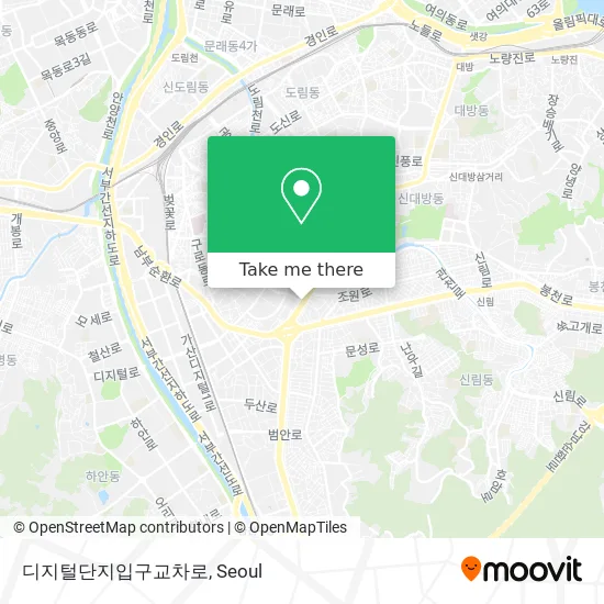 디지털단지입구교차로 map