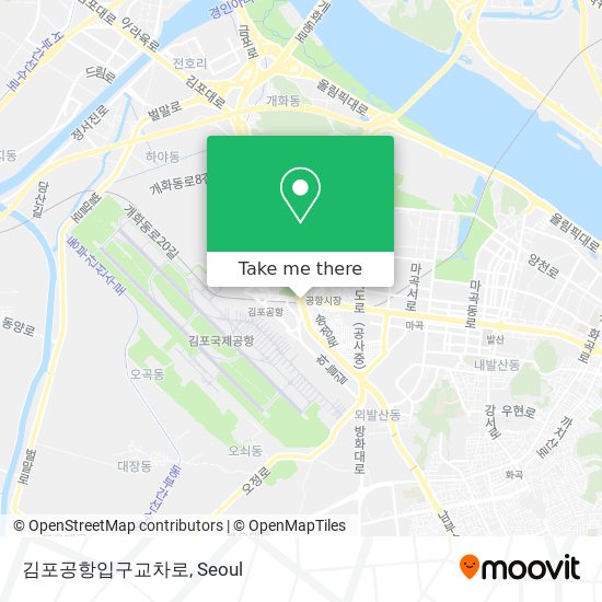 김포공항입구교차로 map