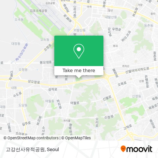 고강선사유적공원 map