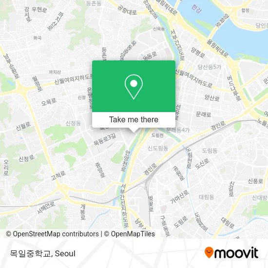 목일중학교 map