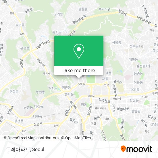두레아파트 map