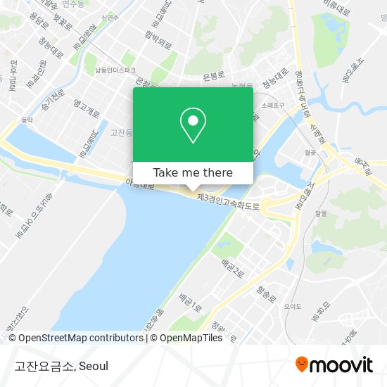 고잔요금소 map