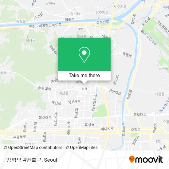 임학역 4번출구 map