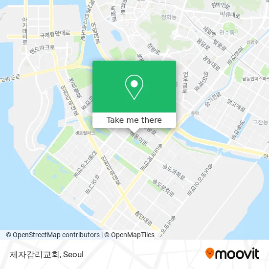 제자감리교회 map