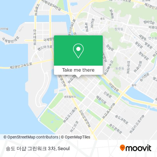 송도 더샵 그린워크 3차 map