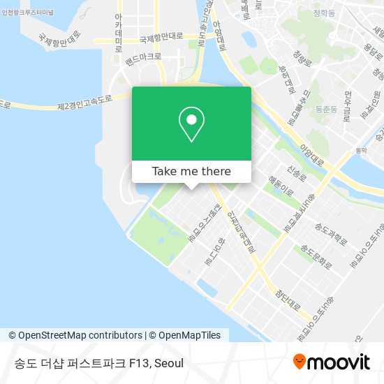 송도 더샵 퍼스트파크 F13 map