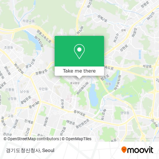 경기도청신청사 map