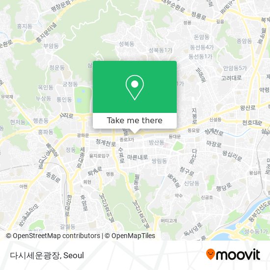 다시세운광장 map