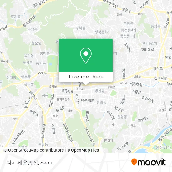 다시세운광장 map