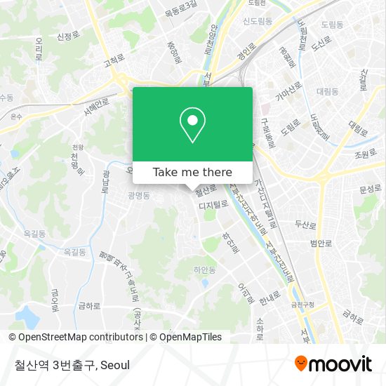 철산역 3번출구 map